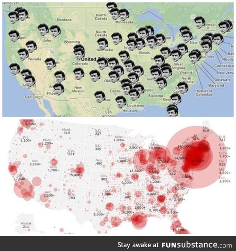 Places Johnny Cash claims to have been in the song "ive been everywhere" vs the Covid-19