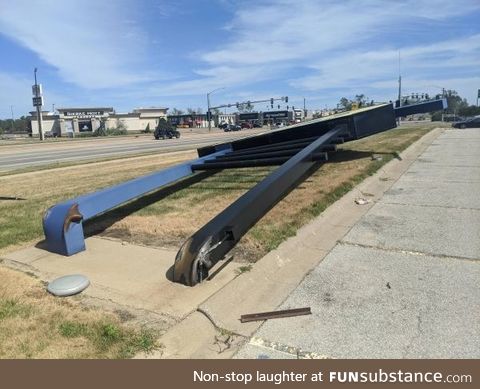 It was pretty windy yesterday in Iowa