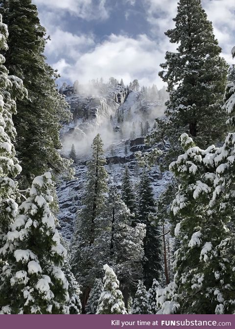 Took this while backpacking up in the sierras!