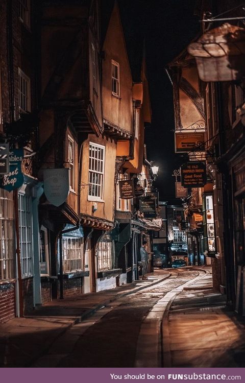 The Shambles, York looking very Harry Potter