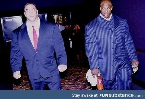 Have you ever seen a bodybuilder in a suit?