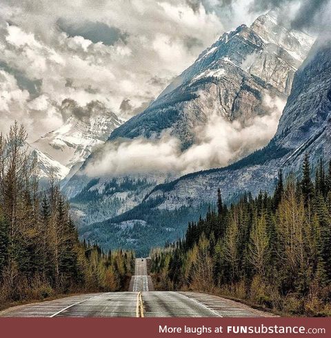 Road to Clouds - AB, Canada