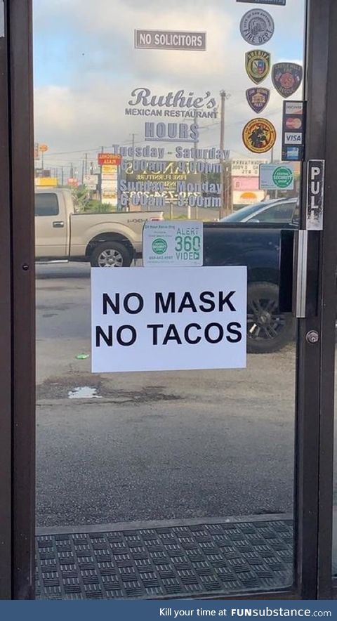 San Antonio restaurant not messing around