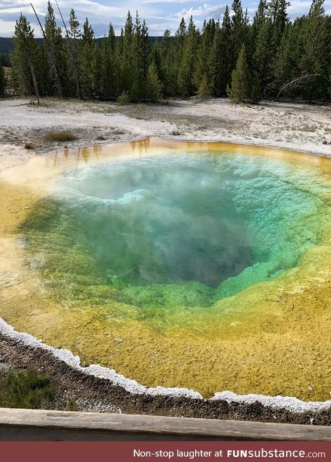 Morning glory pool