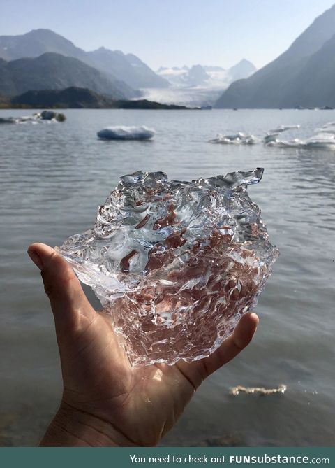 Glacier ice