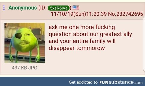 Anon rants about Dan Crenshaw