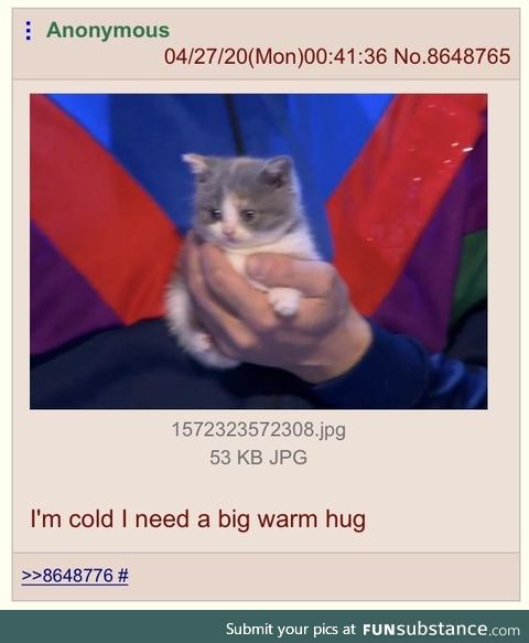 Anon needs a hug