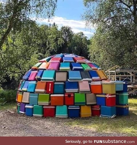 Igloo Igloo. A direct result of global warming