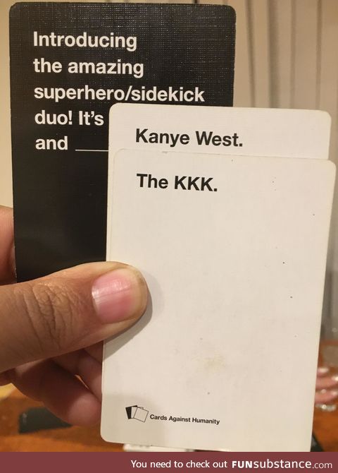 Just a casual game of CAH