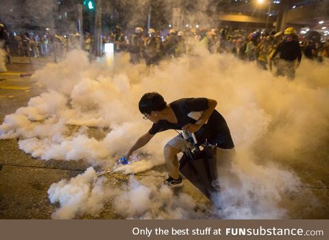 How to deal with tear gas like a boss