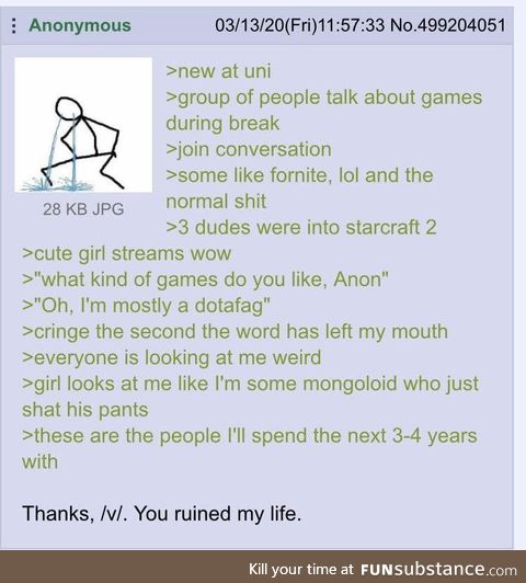 /v/ ruins anon’s life