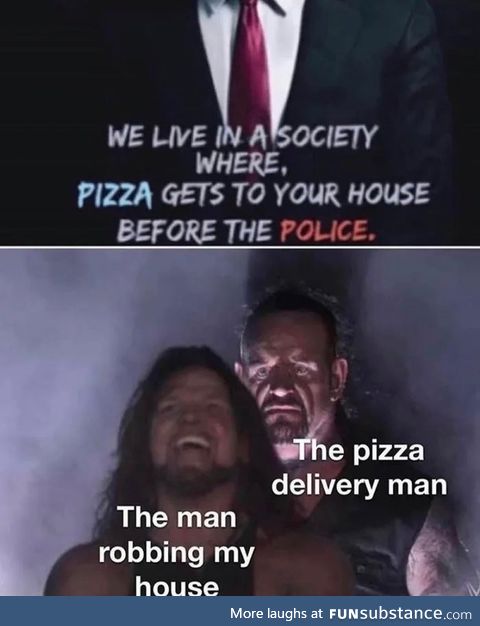 Pizza boys in texas *the robber is already ded*