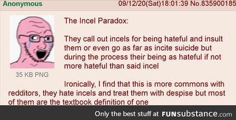 Anon presents a paradox he formulated