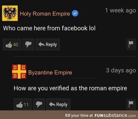 Holy Roman and actually an Empire