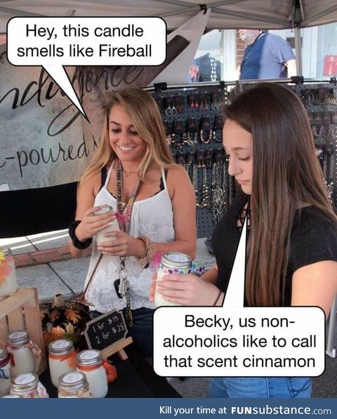 Becky you alcoholic