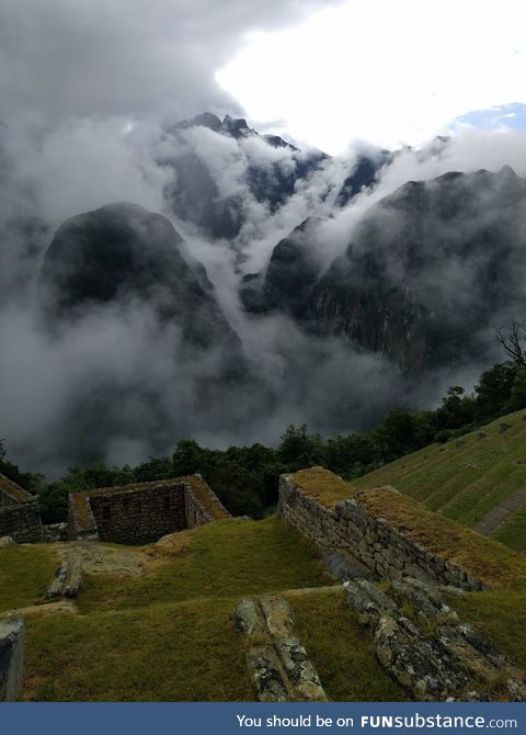 Our trip to Machu Picchu offered some unique clouds