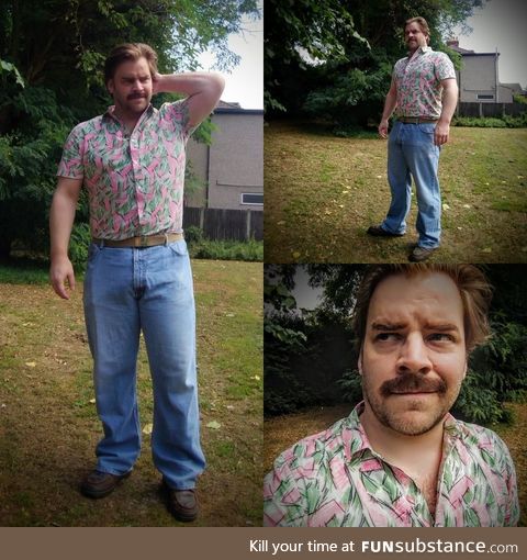 Jim Hopper cosplay from Stranger Things season 3