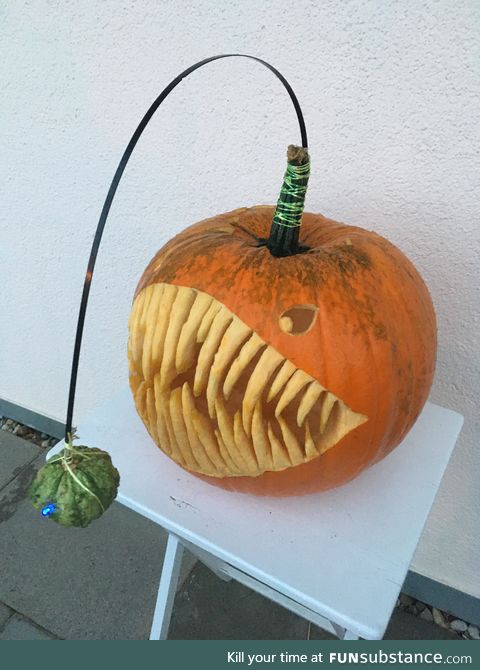 Anglerfish pumpkin