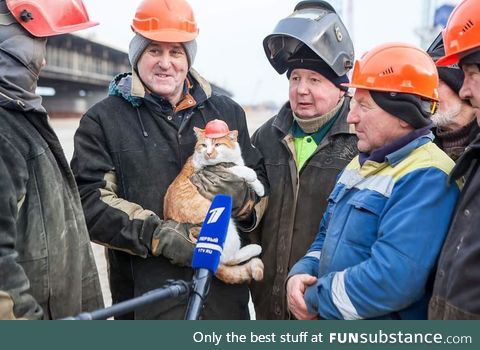 The safety officer can be bribed with high quality chicken of the sea