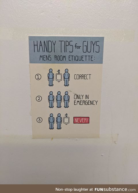 Handy tips for guys