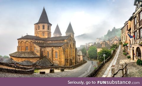 Sainte Foy abbey church in Conques, France