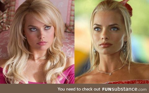 Margot Robbie and Jaime Pressly look like long lost sisters