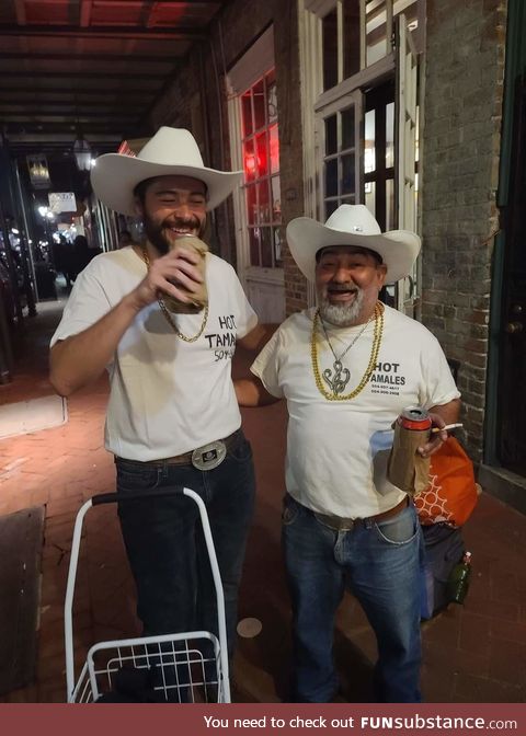 This guy is a staple in the NOLA community. Yesterday someone dressed as him for