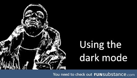 Use light mode first!