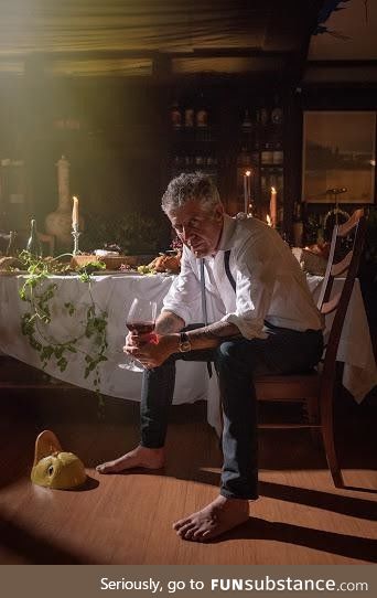 Anthony Bourdain, 2015, by Bobby Fisher