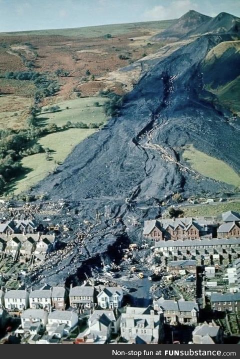 October 21st, 1966. The Aberfan Disaster. 116 children and 28 adults died that day