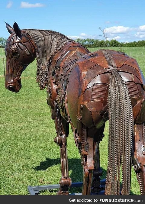 Made from Old Farm Equipment