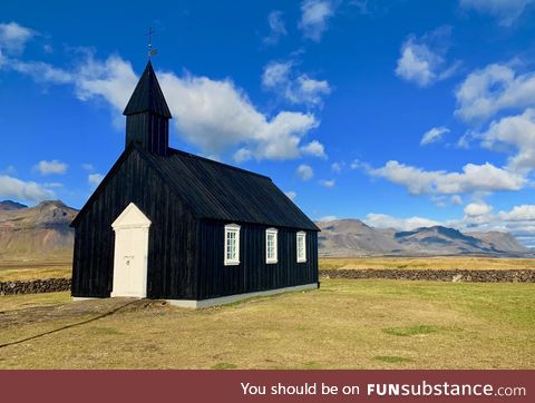 Rented a car in Iceland and drove around the island, snapped this pic at Búðir