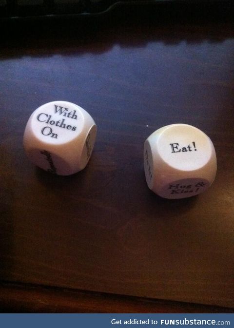 Tried some sex dice