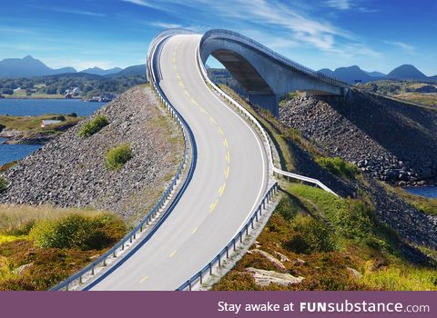 The Atlantic Road in Averøy, Norway