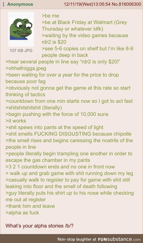 Anon goes Black Friday shopping