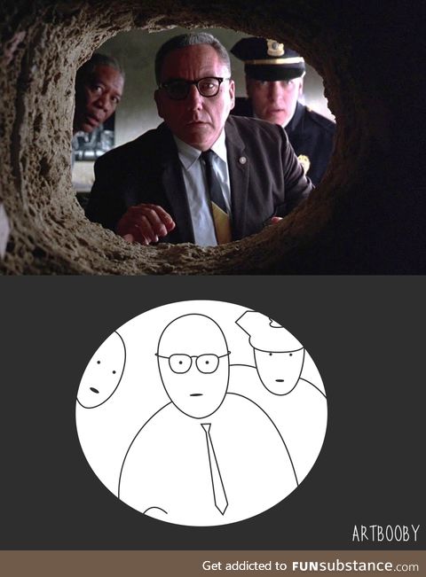 My fan art. Minimal style. Shawshank Redemption. I did my best!