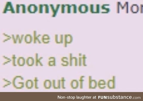 Every morning