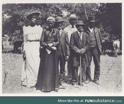 The Juneteenth Emancipation Day celebration, taken on June 19, 1900 in Texas