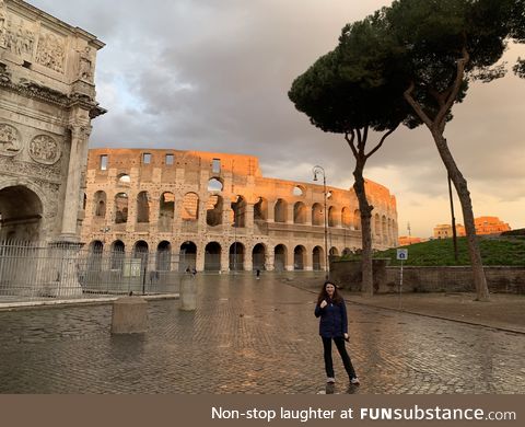 Rome for the first time in a while empty, due to coronavirus