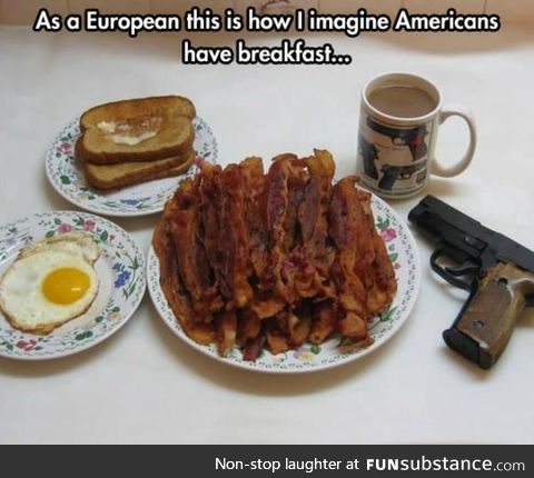 American breakfast