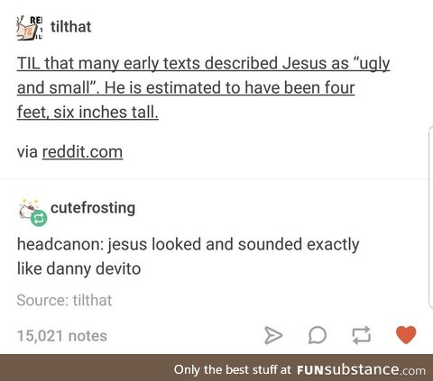 Thank you, Tiny Jesus