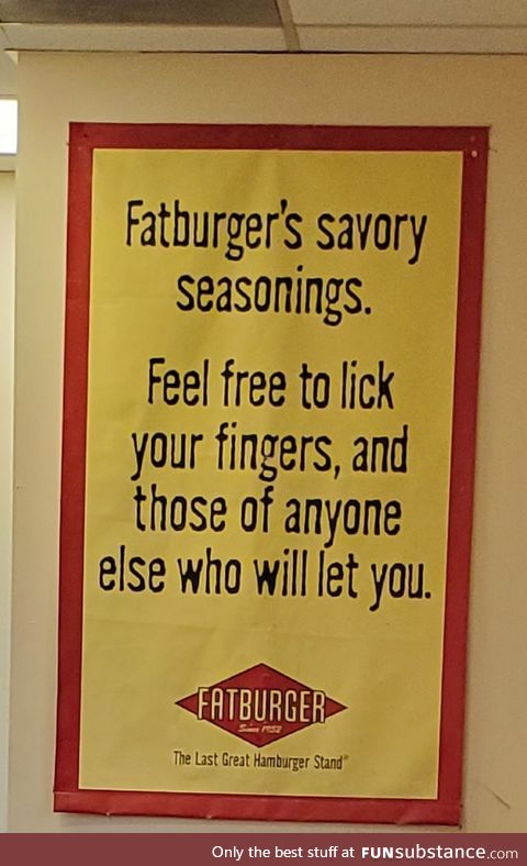 Fat Burger advertising not aging well in 2020