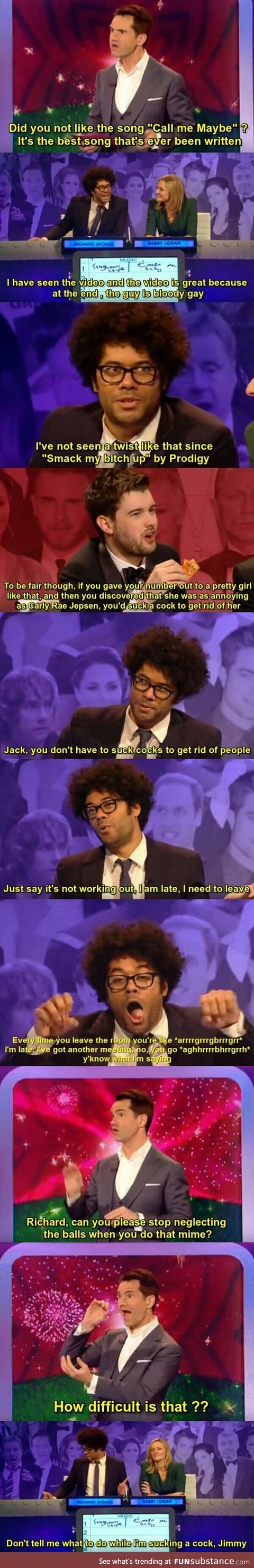 Richard Ayoade is a worldwide treasure