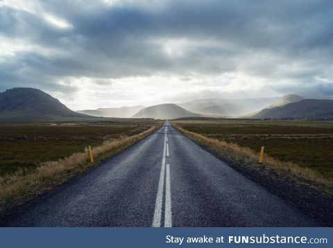 Open road, iceland