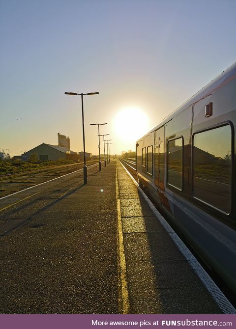 Even though the trains are mainly empty now, driving them still has its moments