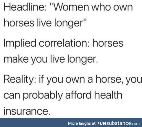 That's why horse girls are always rich