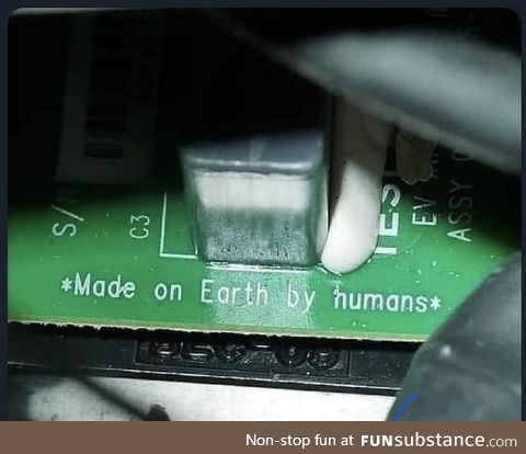 A circuit board going to space made by SpaceX