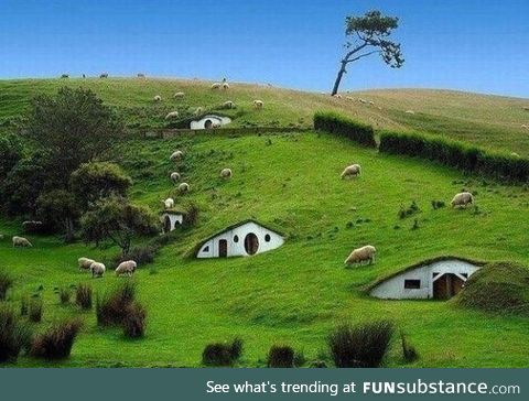 Hobbit village, new zealand