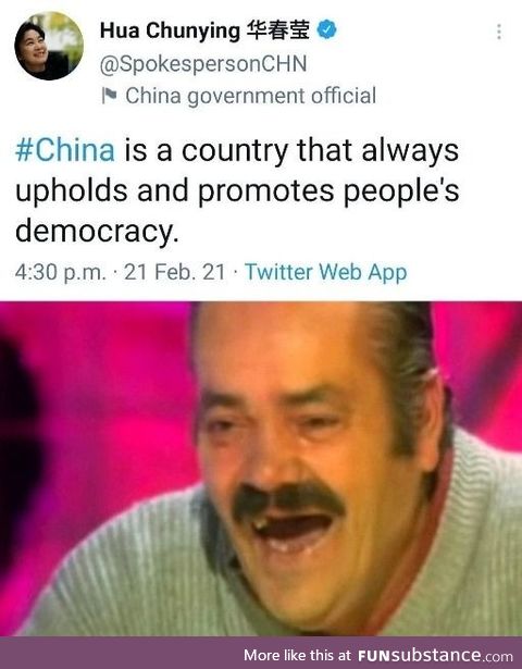 Good for you China!