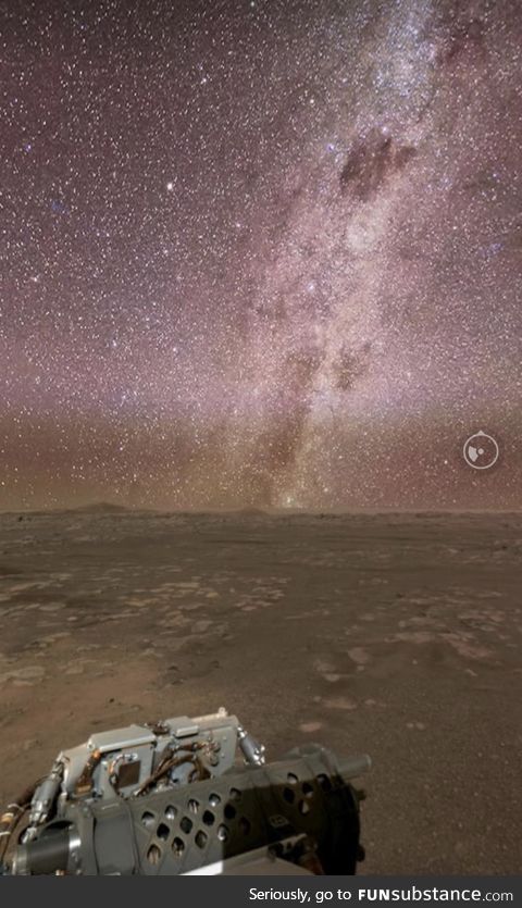 The Milky Way Galaxy via Mars